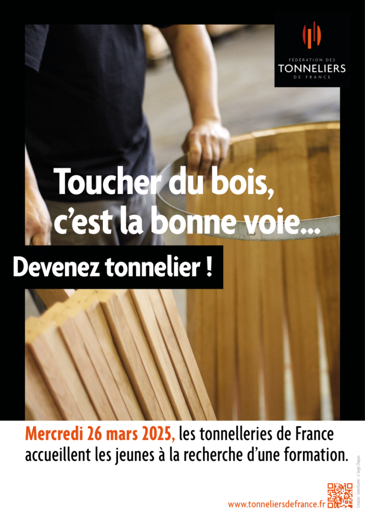 Fédération des Tonneliers de France - Journée Portes ouvertes : toucher du bois, c’est la bonne voie…